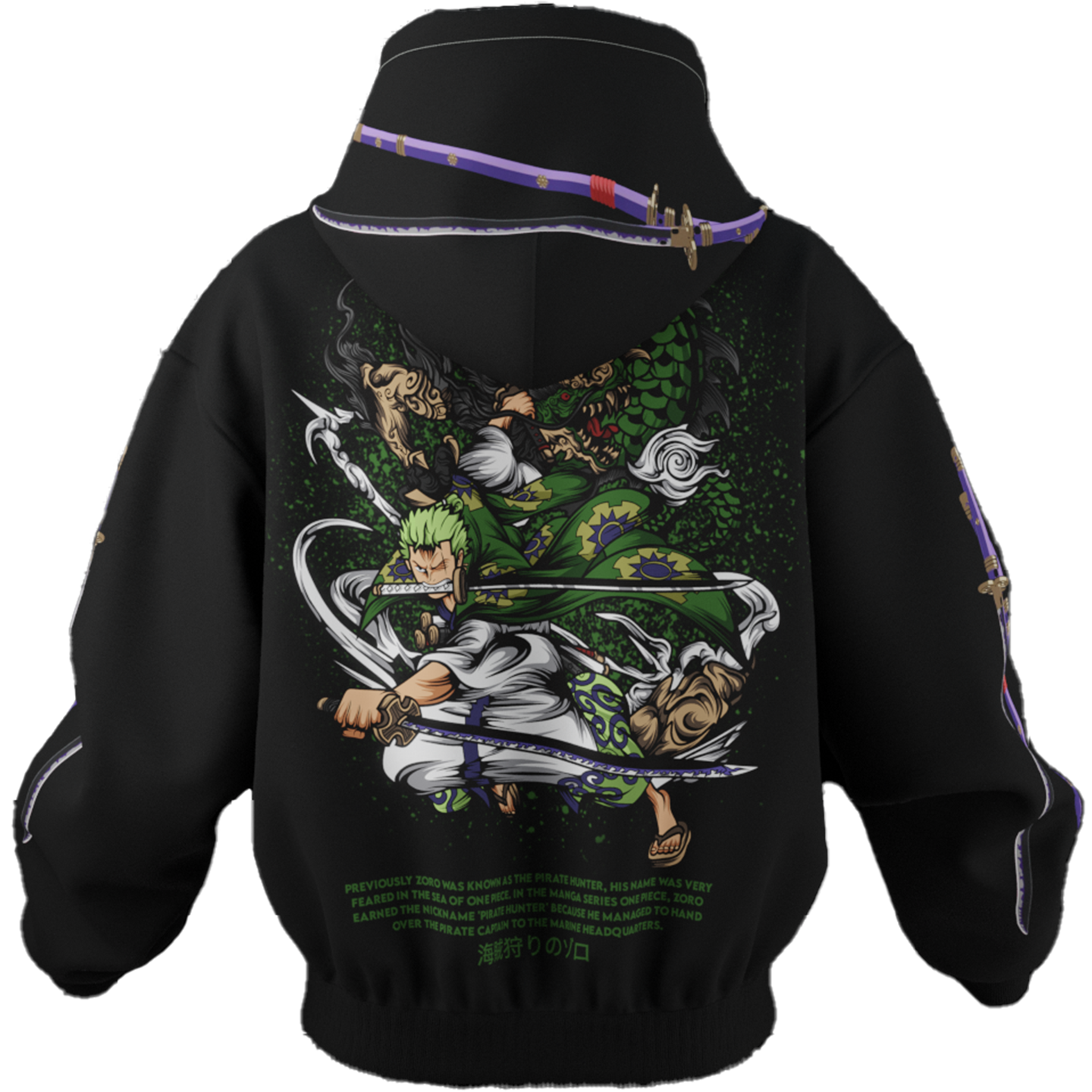 One piece cheap zoro hoodie